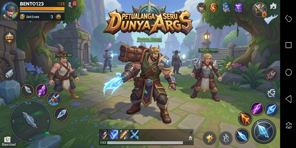 Tampilan gameplay BENTO123 yang menegangkan dalam pertempuran ARPG.