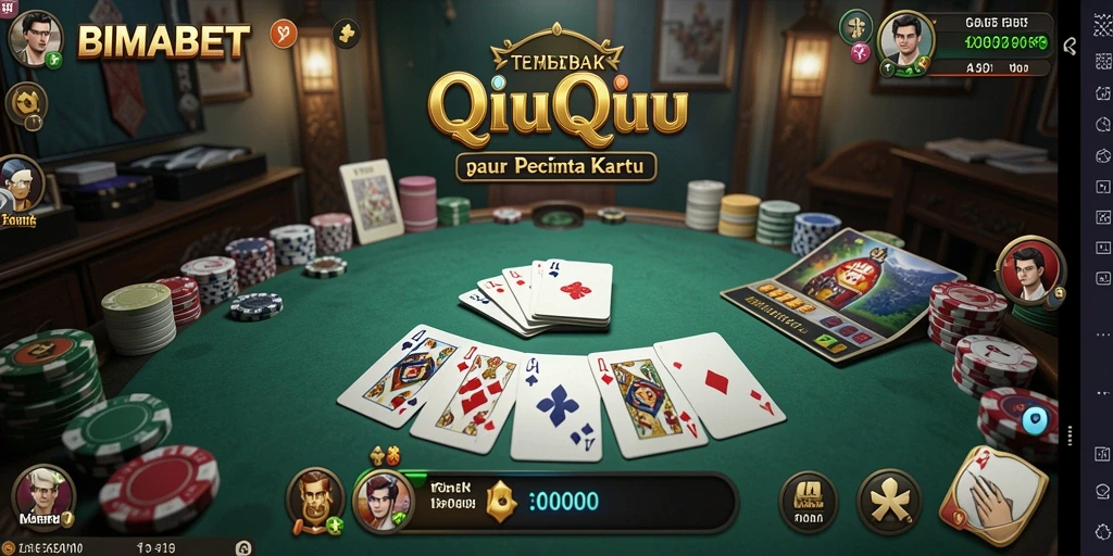 Tampilan gameplay QiuQiu yang seru dan menarik.