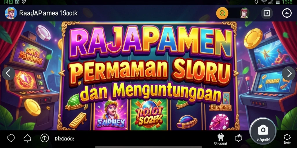 Tampilan gameplay RAJAPAMEN yang mengasyikkan dengan fitur menarik.