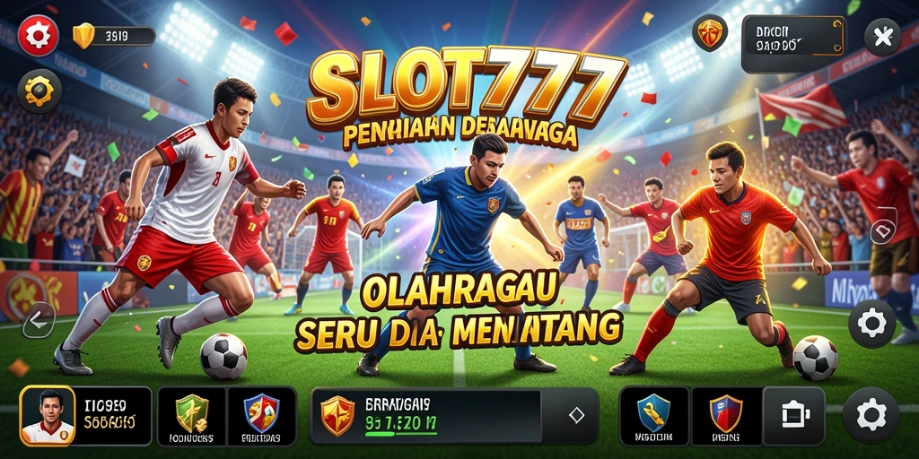 Gameplay SLOT777 yang intens dan seru saat bermain olahraga.