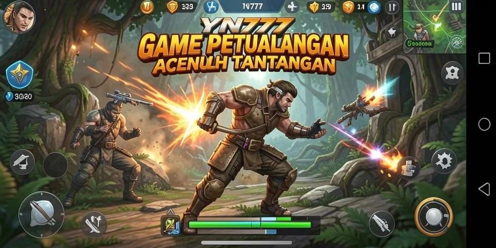 Tampilan gameplay YN777 yang mendebarkan dari karakter yang beraksi.